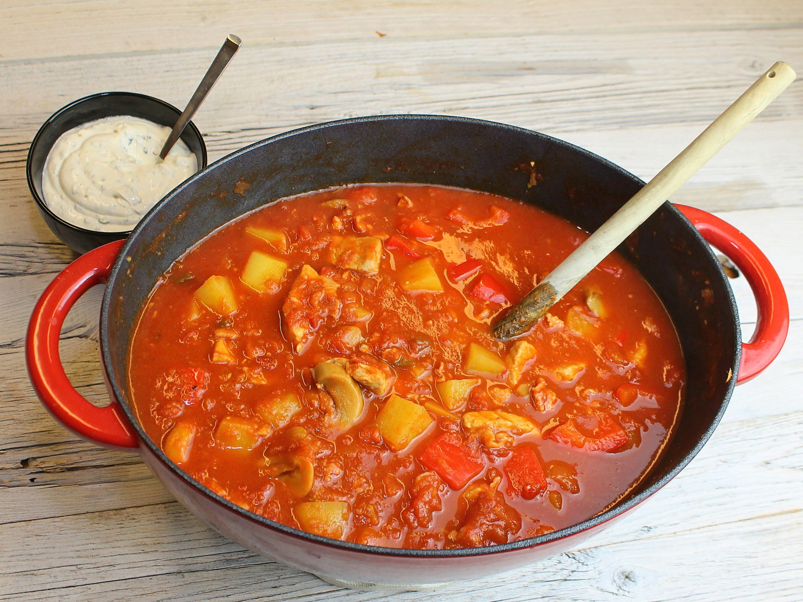 Schnitzel- Tomaten- Topf HOT | Pepperworld