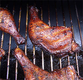 Barbecue Chicken vom Smoker