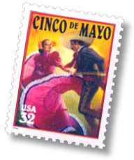 US-Briefmarke zu Cinco de Mayo