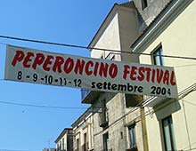 Peperoncino Festival 2004 Banner