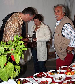 Massimo Biagi mit Besuchern