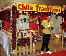 Chile Traditions' booth