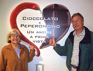 Renate & Harald Zoschke auf der Eurochocolate 2005 in Perugia