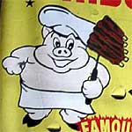 Kunst am Schwein: Barbecue Banner
