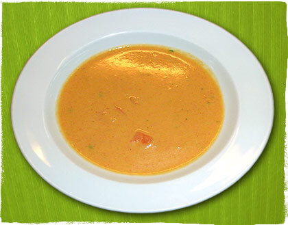 Karottensuppe mit Kokos-Curry