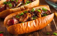 Smoky Chili-Bacon-Cheese Hot Dogs