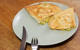 Tomatillo-Quesadillas