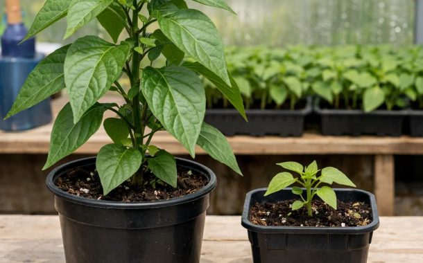 Wenn das Wachstum bei der Anzucht von Chilipflanzen stockt