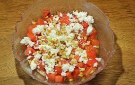 Wassermelonen-Feta-Salat